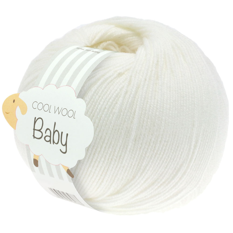 Lana Grossa Cool Wool Baby 207 Weiß