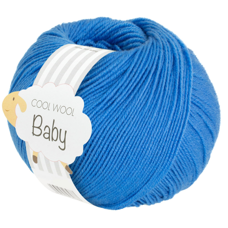 Lana Grossa Cool Wool Baby 322 Kornblumenblau