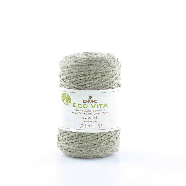 DMC Eco Vita 4 Garn Unicolor 08 Light kaki
