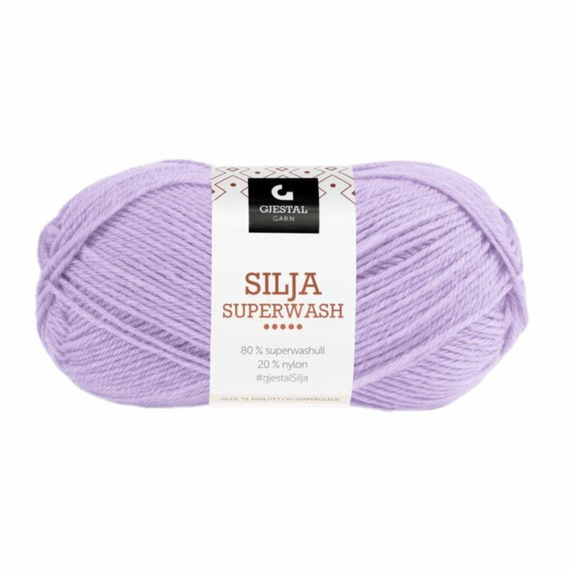 Gjestal Silja Superwash 396 Helllavendel