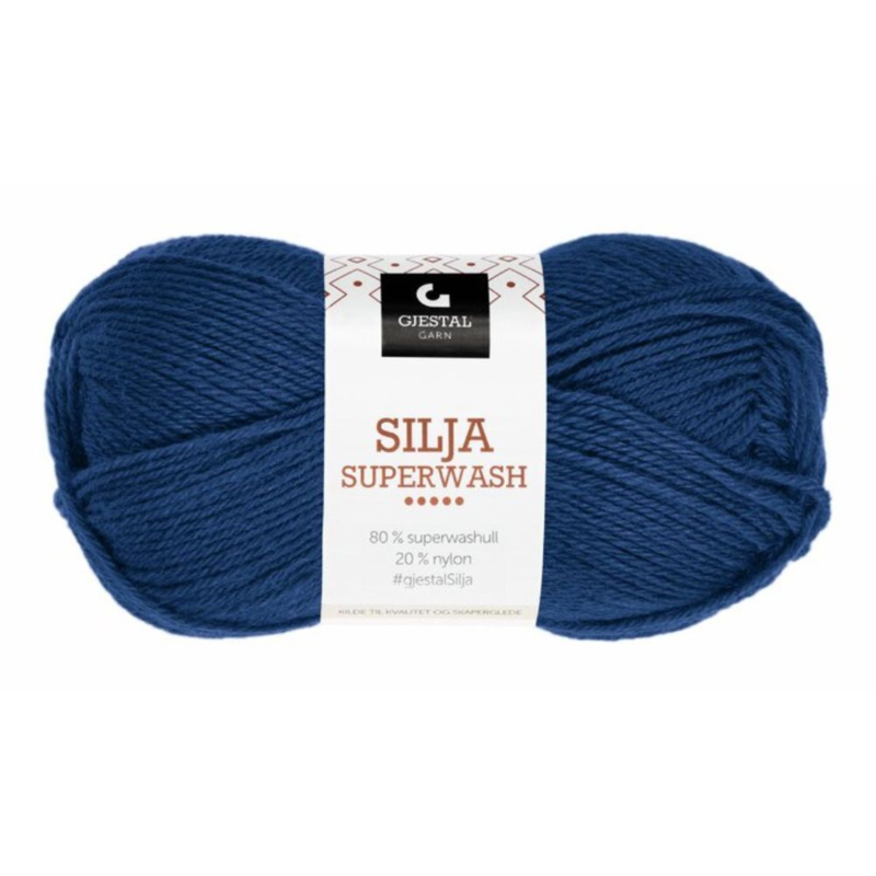 Gjestal Silja Superwash 332 Marineblau