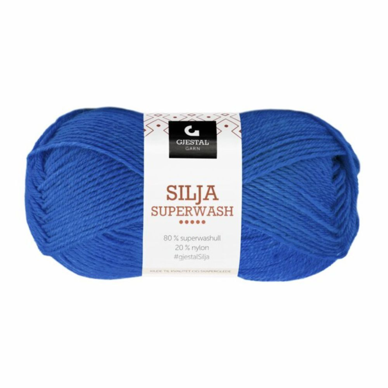 Gjestal Silja Superwash 401 Königsblau