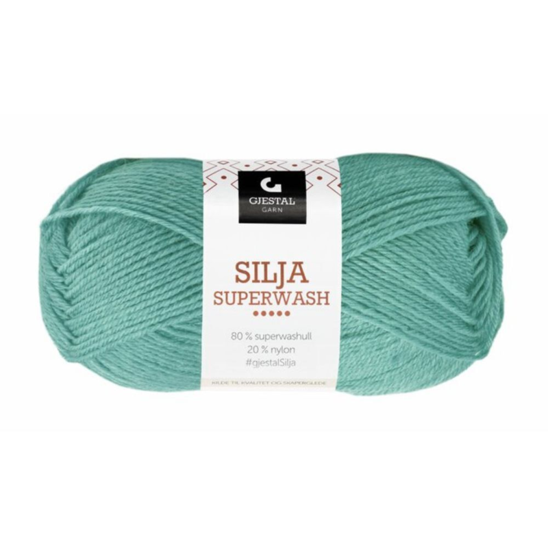 Gjestal Silja Superwash 367 Blaugrün