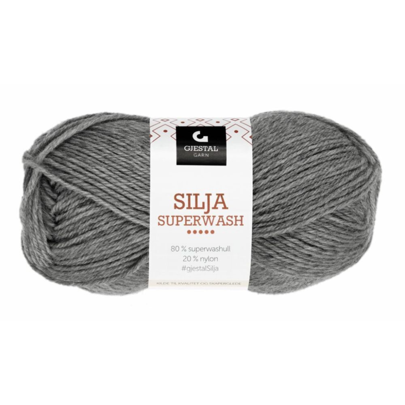 Gjestal Silja Superwash 305 Grau meliert