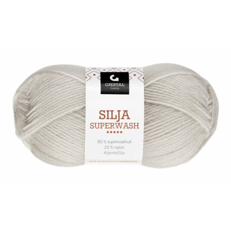 Gjestal Silja Superwash 363 Kitt