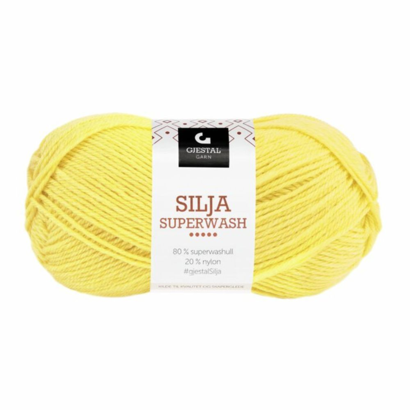 Gjestal Silja Superwash 400 Gelb