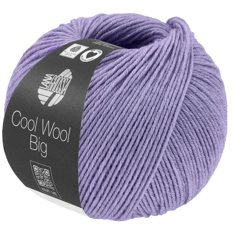 Lana Grossa Cool Wool Big 1698 Lila meliert