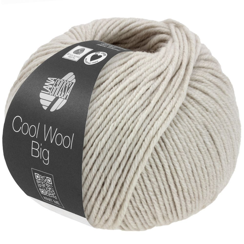 Lana Grossa Cool Wool Big 1691 Greige meliert