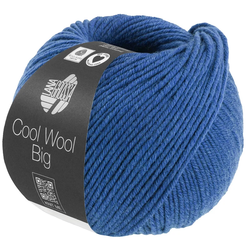 Lana Grossa Cool Wool Big 1703 Blau meliert