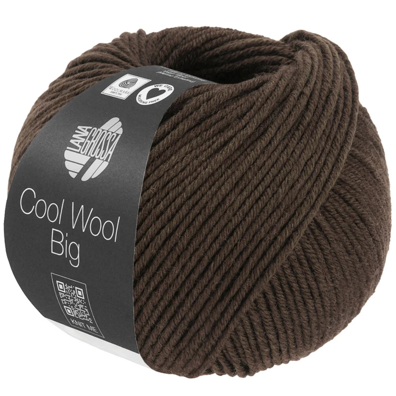 Lana Grossa Cool Wool Big 1709 Graubraun meliert