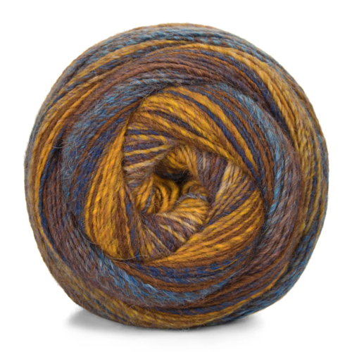 Mayflower Taormina 002 Senf/Denim/Marine/Karamell