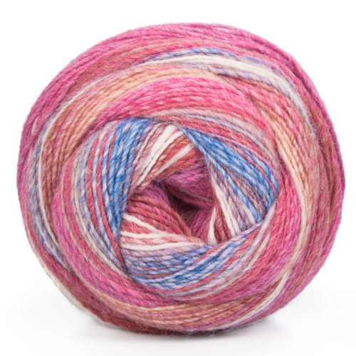 Mayflower Taormina 015 Rosa/Aprikose/Creme/Blau