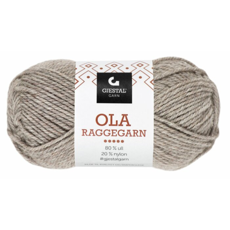 Gjestal Ola Raggegarn 701 Grau meliert