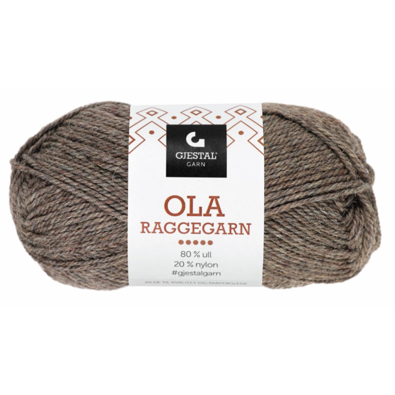 Gjestal Ola Raggegarn 702 Braun meliert
