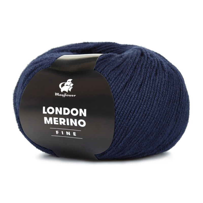 Mayflower London Merino Fine 031 Mitternachtsblau