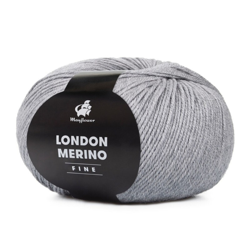 Mayflower London Merino Fine 037 Grau