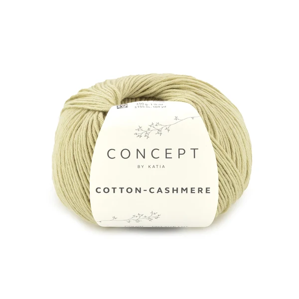 Katia Cotton-Cashmere 92 Grüner Beige