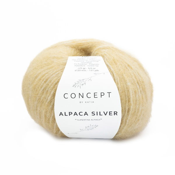 Katia Alpaca Silver 281 Elfenbein–Silber