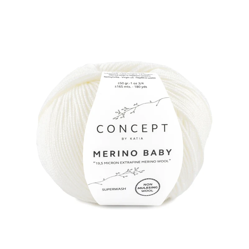 Katia Concept Merino Baby 001 Weiß