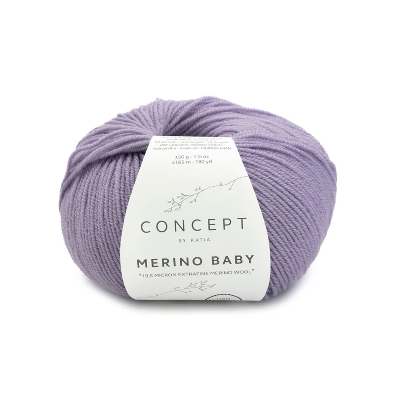 Katia Concept Merino Baby 158 Lavendel