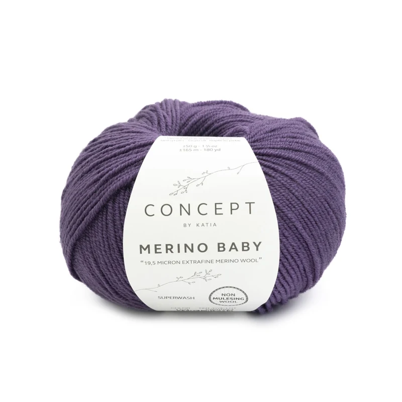 Katia Concept Merino Baby 159 Dunkelviolett