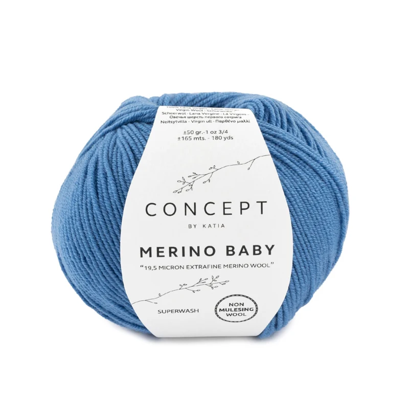 Katia Concept Merino Baby 044 Mittelblau