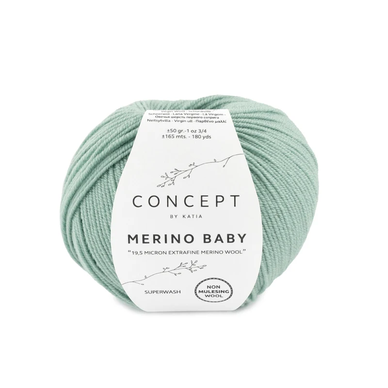 Katia Concept Merino Baby 086 Mintgrün
