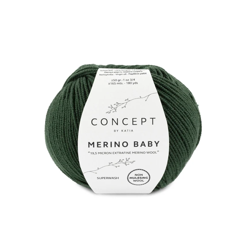 Katia Concept Merino Baby 085 Dunkelgrün