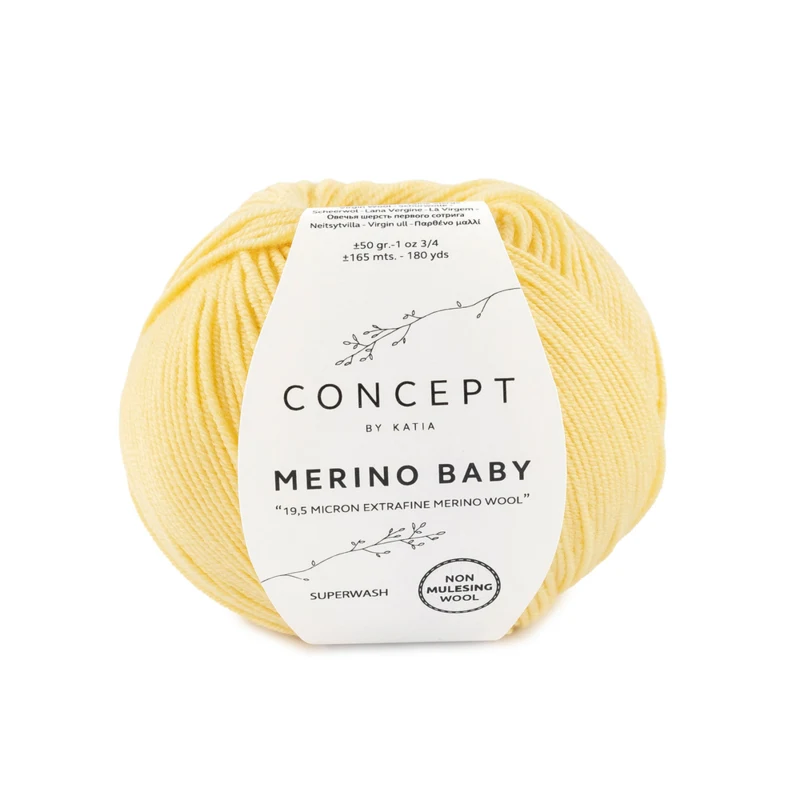 Katia Concept Merino Baby 037 Gelb