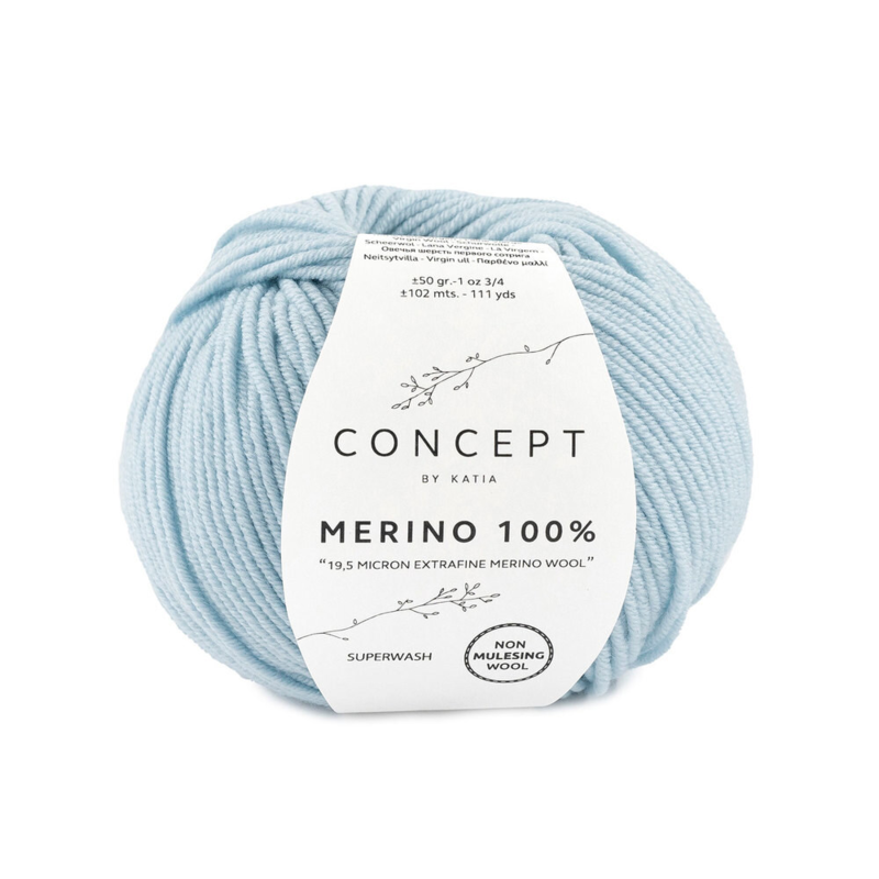 Katia Merino 100% 067 Himmelblau