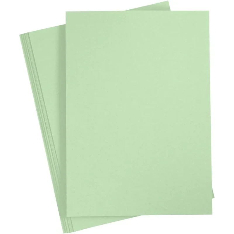 Papir, 20 stk, A4 - Hellgrün