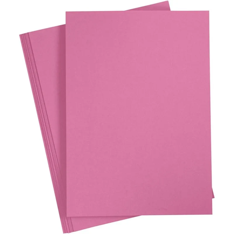 Papir, 20 stk, A4 - Rosa