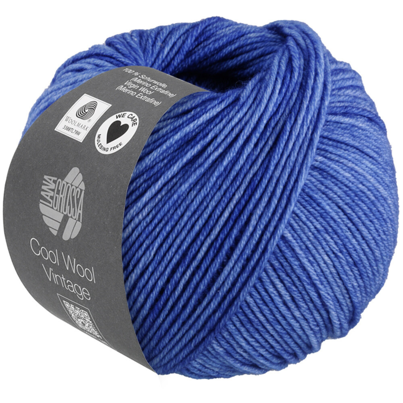 Lana Grossa Cool Wool Vintage 73 Blau