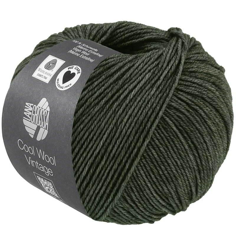 Lana Grossa Cool Wool Vintage 93 Waldgrün