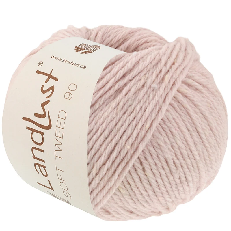Lana Grossa Landlust Soft Tweed 90 31 Zartrosa meliert