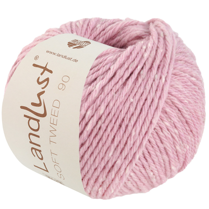 Lana Grossa Landlust Soft Tweed 90 18 Rosa meliert