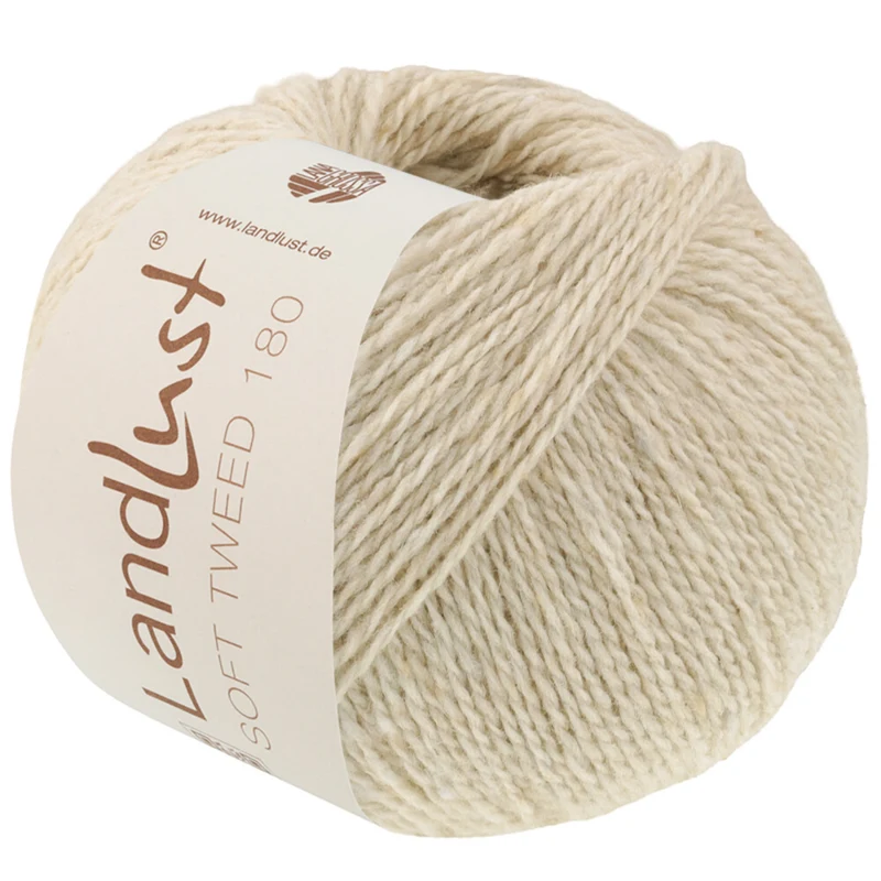 Lana Grossa Landlust Soft Tweed 180 136 Muschelkalk meliert