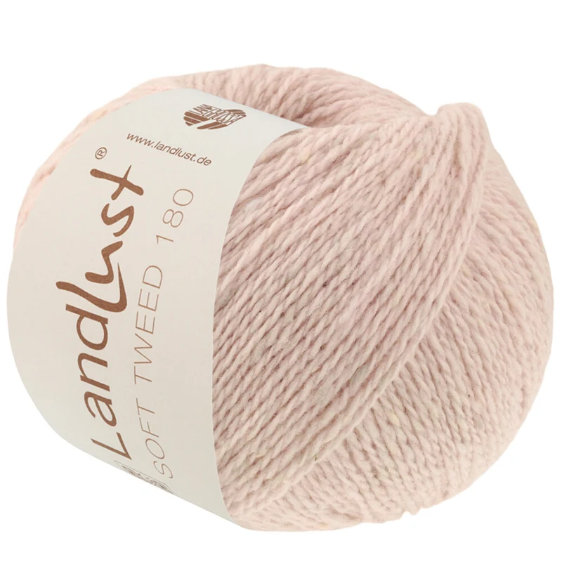 Lana Grossa Landlust Soft Tweed 180 131 Zartrosa meliert