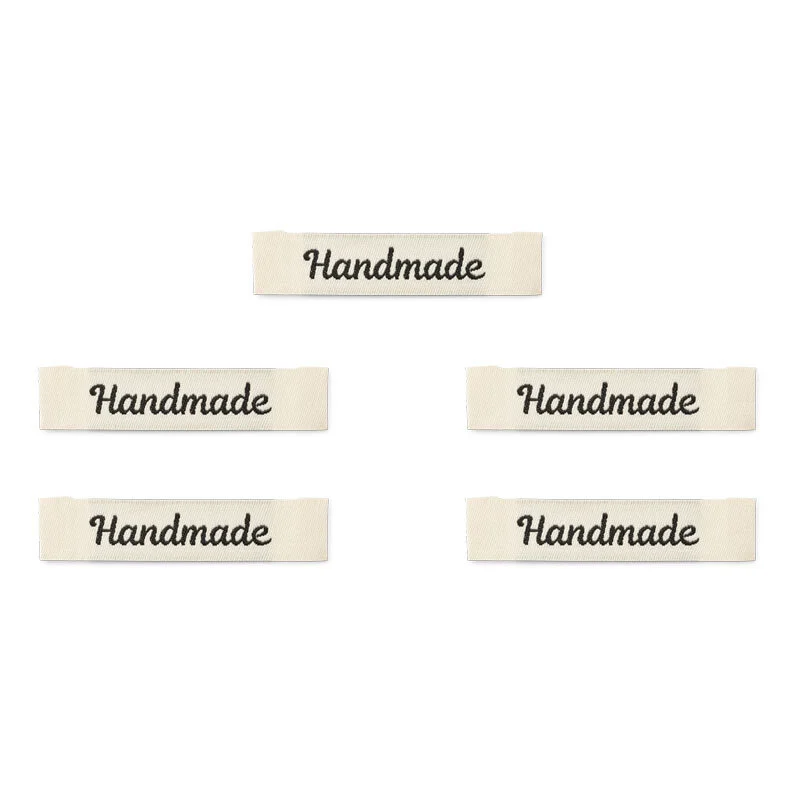 Handmade, Lang Natur, Schwarz, Magnolia Script