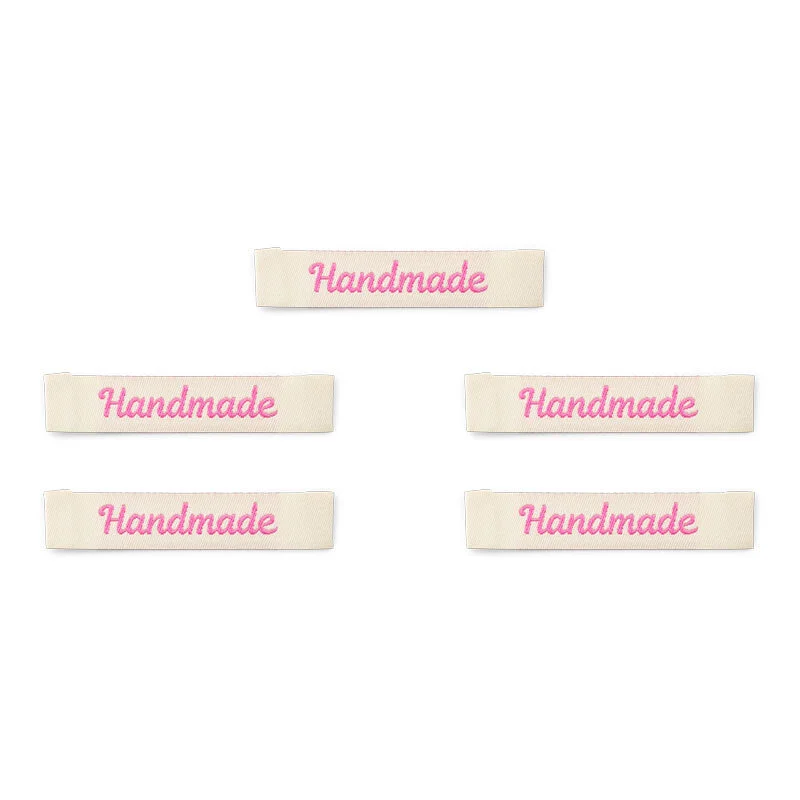 Handmade, Lang Natur, Rosa, Magnolia Script