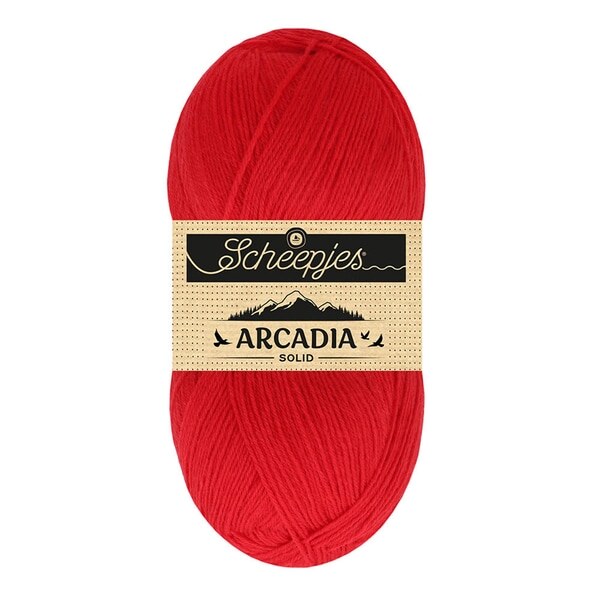 Scheepjes Arcadia 808 Red beach (Solid)