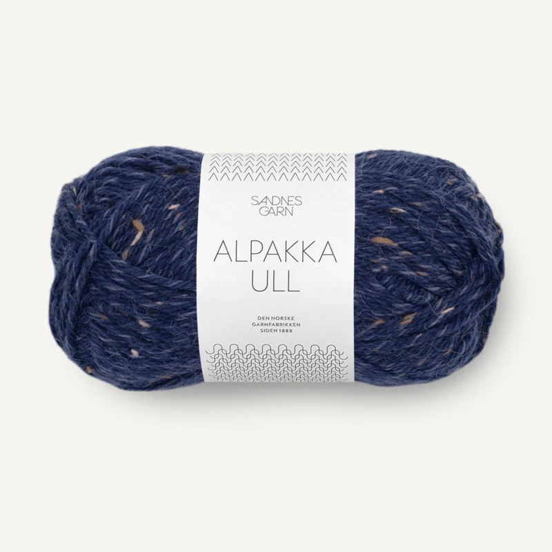 Sandnes Alpakka Ull 5585 Marineblau Tweed
