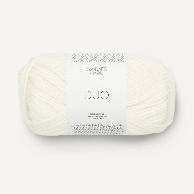 Sandnes Duo 1002 Weiß