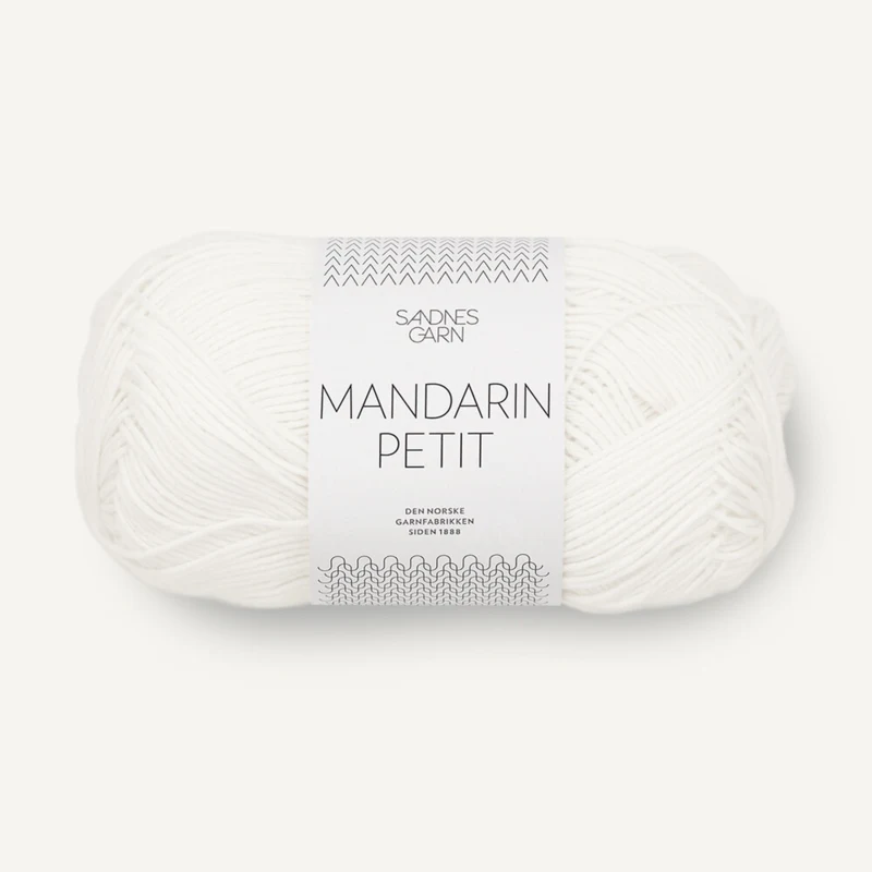 Sandnes Mandarin Petit 1002 Weiß
