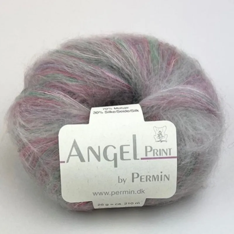 Permin Angel Print 71 Stockrosen