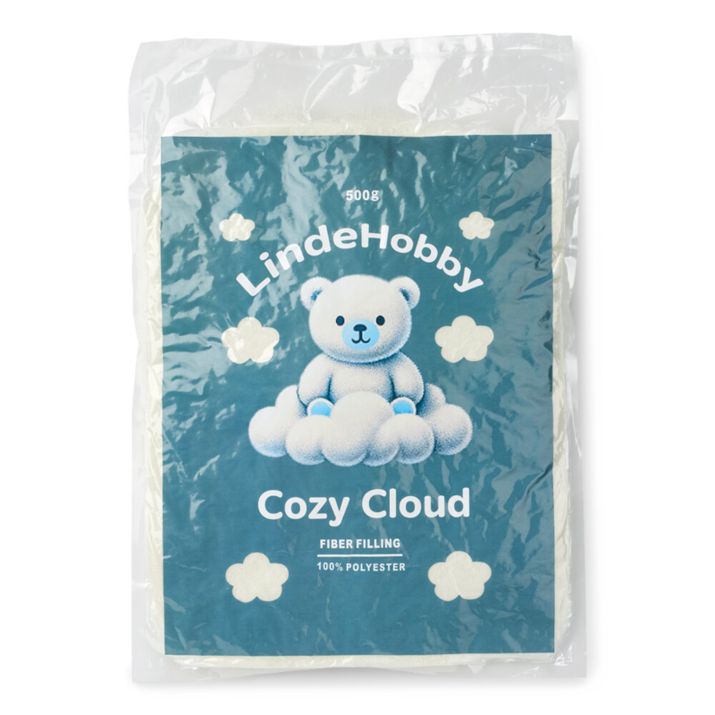 LindeHobby Cozy Cloud Füllwatte 500 g