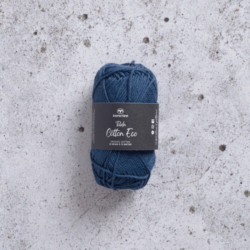 Svarta Fåret Tilda Cotton Eco 267 Space blau