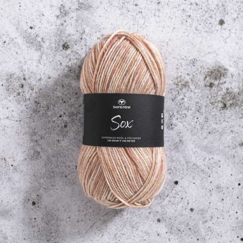 Svarta Fåret Sox 150 g 812 Muschelmischung