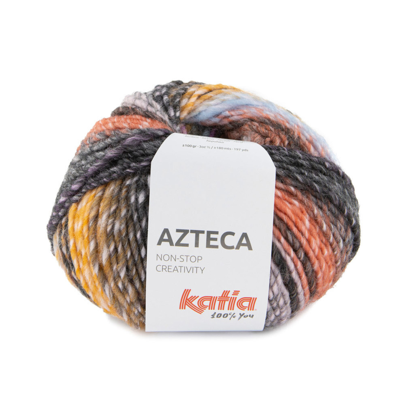 Katia Azteca 87 Lila-orange-gelb