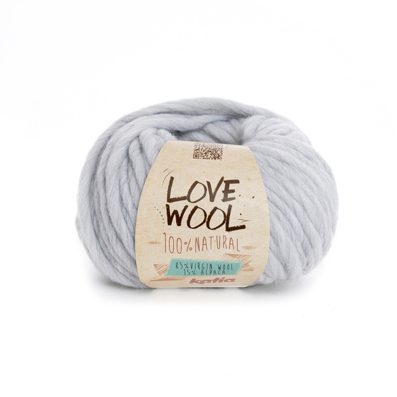 Katia Love Wool 105 Hellperlgrau